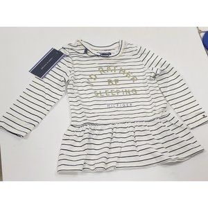 Hilfiger Infant Toddler Dress I'd Rather be Sleeping Size 2 24 months 92 Girls